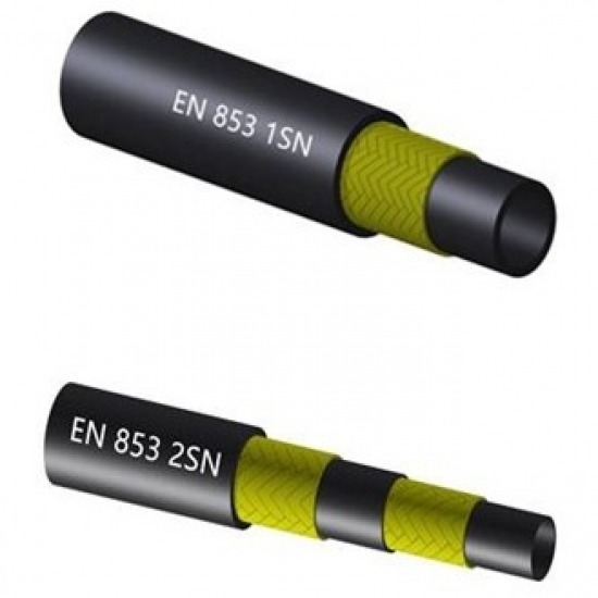 จำหน่ายอุปกรณ์ไฮดรอลิก อุปกรณ์นิวเมติกส์ - อาร์ เอส โฮส ด๊อกเตอร์ - ขายปลีก/ส่ง สายไฮดรอลิคลวด1ชั้น, 2ชั้น 1SN100R1, 2SN100R2